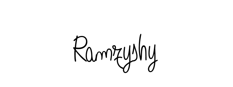 Check out images of Autograph of Ramzyshy name. Actor Ramzyshy Signature Style. Angelique-Rose-font-FFP is a professional sign style online. Ramzyshy signature style 5 images and pictures png