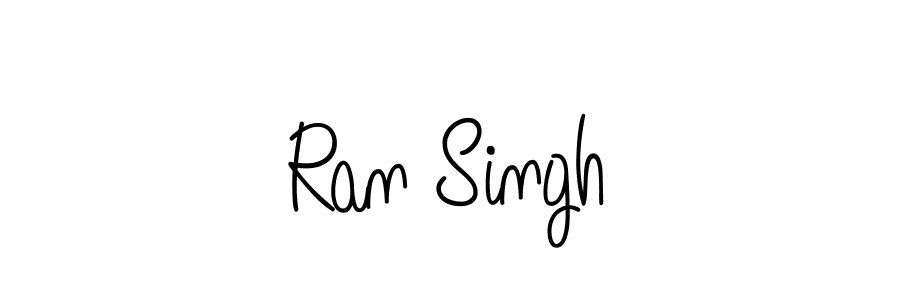 Use a signature maker to create a handwritten signature online. With this signature software, you can design (Angelique-Rose-font-FFP) your own signature for name Ran Singh. Ran Singh signature style 5 images and pictures png