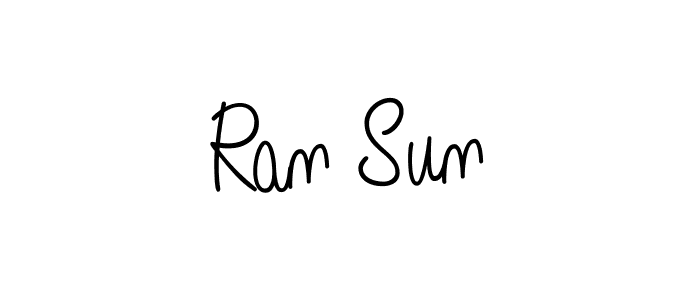 Also You can easily find your signature by using the search form. We will create Ran Sun name handwritten signature images for you free of cost using Angelique-Rose-font-FFP sign style. Ran Sun signature style 5 images and pictures png
