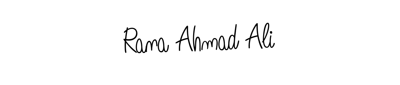 You can use this online signature creator to create a handwritten signature for the name Rana Ahmad Ali. This is the best online autograph maker. Rana Ahmad Ali signature style 5 images and pictures png