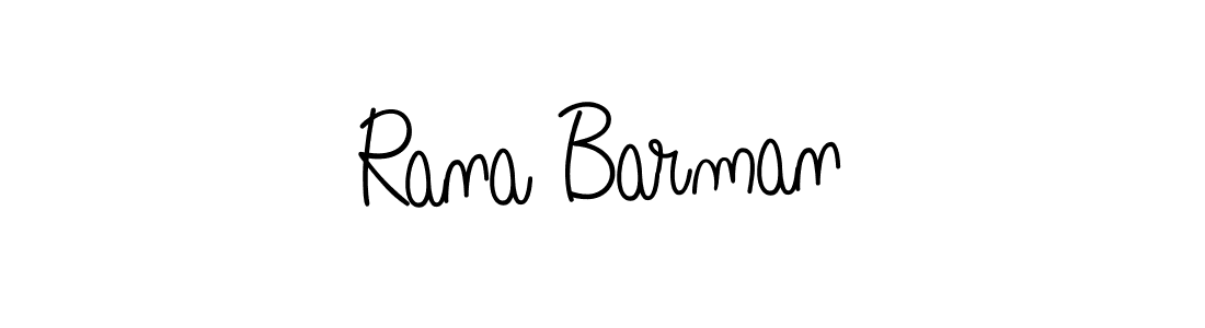 Also we have Rana Barman name is the best signature style. Create professional handwritten signature collection using Angelique-Rose-font-FFP autograph style. Rana Barman signature style 5 images and pictures png