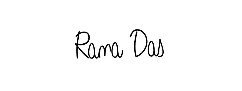 Rana Das stylish signature style. Best Handwritten Sign (Angelique-Rose-font-FFP) for my name. Handwritten Signature Collection Ideas for my name Rana Das. Rana Das signature style 5 images and pictures png