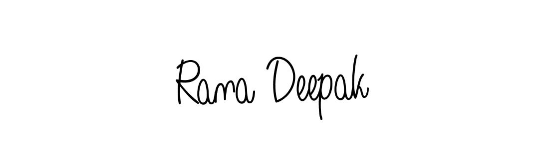 How to make Rana Deepak name signature. Use Angelique-Rose-font-FFP style for creating short signs online. This is the latest handwritten sign. Rana Deepak signature style 5 images and pictures png