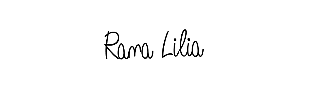 Make a short Rana Lilia signature style. Manage your documents anywhere anytime using Angelique-Rose-font-FFP. Create and add eSignatures, submit forms, share and send files easily. Rana Lilia signature style 5 images and pictures png