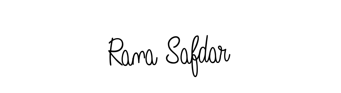 Make a beautiful signature design for name Rana Safdar. Use this online signature maker to create a handwritten signature for free. Rana Safdar signature style 5 images and pictures png