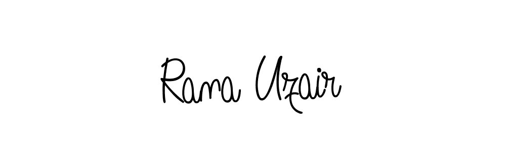 Design your own signature with our free online signature maker. With this signature software, you can create a handwritten (Angelique-Rose-font-FFP) signature for name Rana Uzair. Rana Uzair signature style 5 images and pictures png