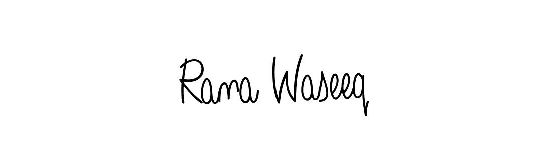 How to Draw Rana Waseeq signature style? Angelique-Rose-font-FFP is a latest design signature styles for name Rana Waseeq. Rana Waseeq signature style 5 images and pictures png