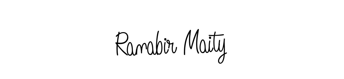 How to make Ranabir Maity signature? Angelique-Rose-font-FFP is a professional autograph style. Create handwritten signature for Ranabir Maity name. Ranabir Maity signature style 5 images and pictures png