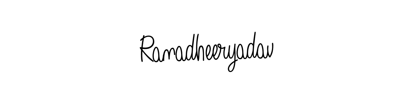 Similarly Angelique-Rose-font-FFP is the best handwritten signature design. Signature creator online .You can use it as an online autograph creator for name Ranadheeryadav. Ranadheeryadav signature style 5 images and pictures png