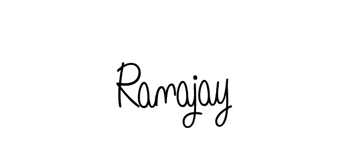 How to make Ranajay signature? Angelique-Rose-font-FFP is a professional autograph style. Create handwritten signature for Ranajay name. Ranajay signature style 5 images and pictures png