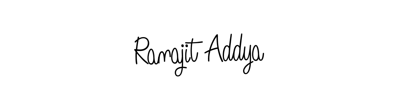 Create a beautiful signature design for name Ranajit Addya. With this signature (Angelique-Rose-font-FFP) fonts, you can make a handwritten signature for free. Ranajit Addya signature style 5 images and pictures png