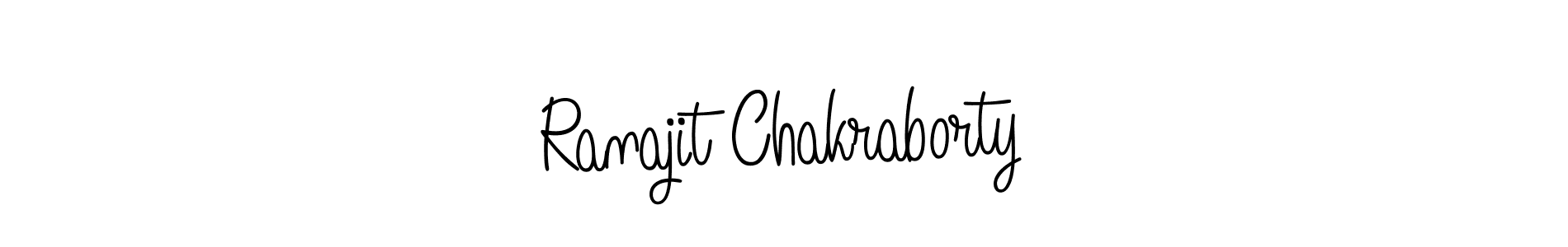 Make a beautiful signature design for name Ranajit Chakraborty. With this signature (Angelique-Rose-font-FFP) style, you can create a handwritten signature for free. Ranajit Chakraborty signature style 5 images and pictures png