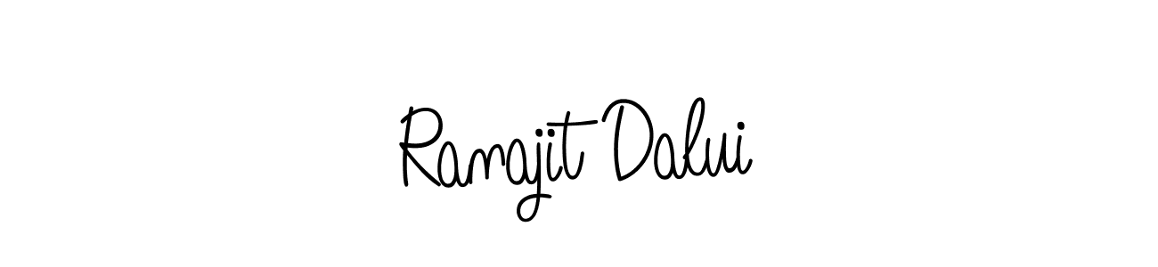 You can use this online signature creator to create a handwritten signature for the name Ranajit Dalui. This is the best online autograph maker. Ranajit Dalui signature style 5 images and pictures png