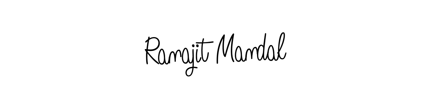 Angelique-Rose-font-FFP is a professional signature style that is perfect for those who want to add a touch of class to their signature. It is also a great choice for those who want to make their signature more unique. Get Ranajit Mandal name to fancy signature for free. Ranajit Mandal signature style 5 images and pictures png