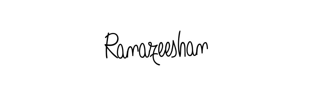 The best way (Angelique-Rose-font-FFP) to make a short signature is to pick only two or three words in your name. The name Ranazeeshan include a total of six letters. For converting this name. Ranazeeshan signature style 5 images and pictures png
