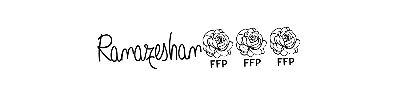 The best way (Angelique-Rose-font-FFP) to make a short signature is to pick only two or three words in your name. The name Ranazeshan512 include a total of six letters. For converting this name. Ranazeshan512 signature style 5 images and pictures png