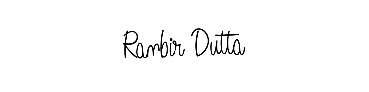 Make a short Ranbir Dutta signature style. Manage your documents anywhere anytime using Angelique-Rose-font-FFP. Create and add eSignatures, submit forms, share and send files easily. Ranbir Dutta signature style 5 images and pictures png