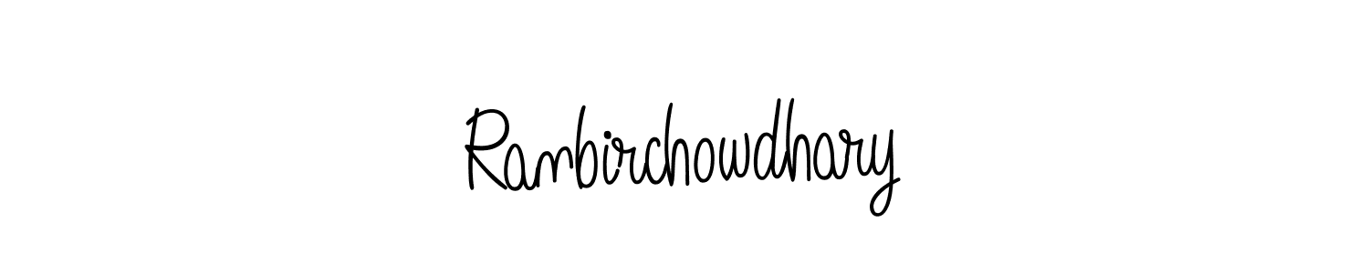 if you are searching for the best signature style for your name Ranbirchowdhary. so please give up your signature search. here we have designed multiple signature styles  using Angelique-Rose-font-FFP. Ranbirchowdhary signature style 5 images and pictures png
