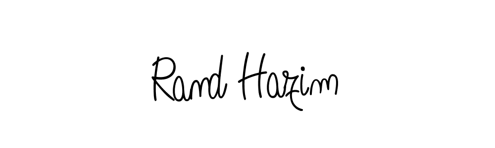 How to Draw Rand Hazim signature style? Angelique-Rose-font-FFP is a latest design signature styles for name Rand Hazim. Rand Hazim signature style 5 images and pictures png