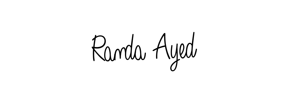 This is the best signature style for the Randa Ayed name. Also you like these signature font (Angelique-Rose-font-FFP). Mix name signature. Randa Ayed signature style 5 images and pictures png