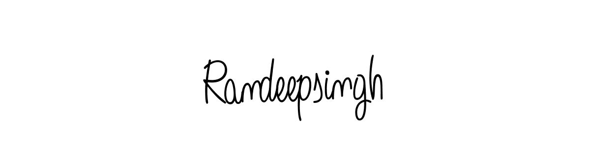 Also we have Randeepsingh name is the best signature style. Create professional handwritten signature collection using Angelique-Rose-font-FFP autograph style. Randeepsingh signature style 5 images and pictures png