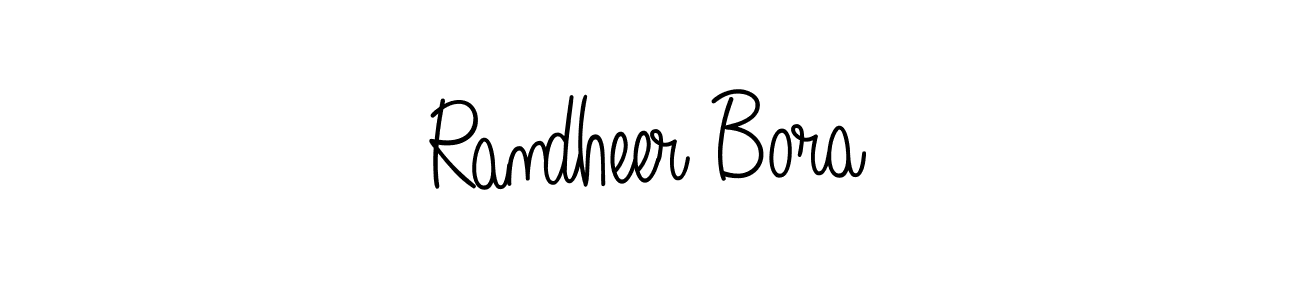 How to Draw Randheer Bora signature style? Angelique-Rose-font-FFP is a latest design signature styles for name Randheer Bora. Randheer Bora signature style 5 images and pictures png