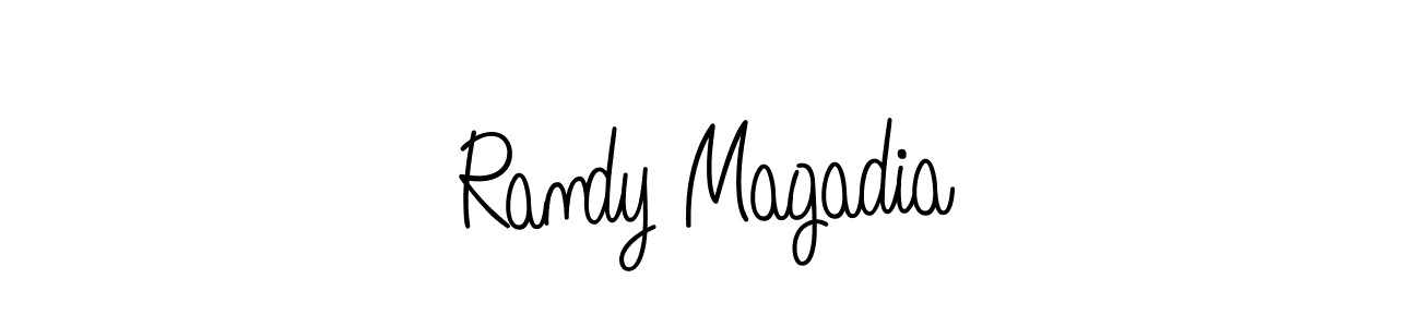 Once you've used our free online signature maker to create your best signature Angelique-Rose-font-FFP style, it's time to enjoy all of the benefits that Randy Magadia name signing documents. Randy Magadia signature style 5 images and pictures png