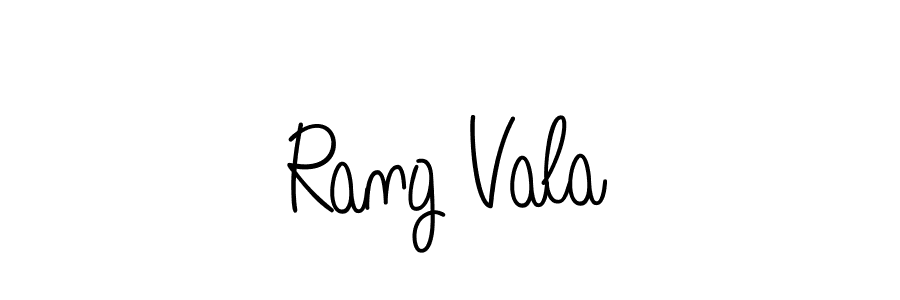 Also You can easily find your signature by using the search form. We will create Rang Vala name handwritten signature images for you free of cost using Angelique-Rose-font-FFP sign style. Rang Vala signature style 5 images and pictures png