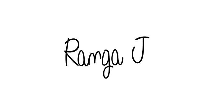 Make a beautiful signature design for name Ranga J. Use this online signature maker to create a handwritten signature for free. Ranga J signature style 5 images and pictures png