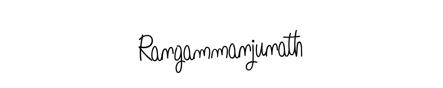 The best way (Angelique-Rose-font-FFP) to make a short signature is to pick only two or three words in your name. The name Rangammanjunath include a total of six letters. For converting this name. Rangammanjunath signature style 5 images and pictures png