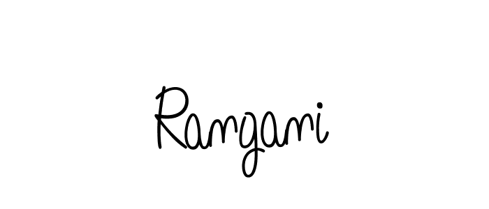 Create a beautiful signature design for name Rangani. With this signature (Angelique-Rose-font-FFP) fonts, you can make a handwritten signature for free. Rangani signature style 5 images and pictures png