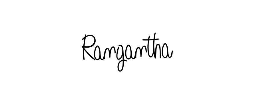 Rangantha stylish signature style. Best Handwritten Sign (Angelique-Rose-font-FFP) for my name. Handwritten Signature Collection Ideas for my name Rangantha. Rangantha signature style 5 images and pictures png