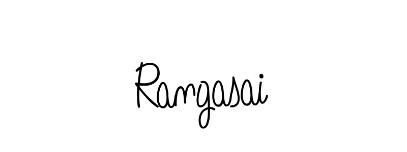 Make a beautiful signature design for name Rangasai. With this signature (Angelique-Rose-font-FFP) style, you can create a handwritten signature for free. Rangasai signature style 5 images and pictures png