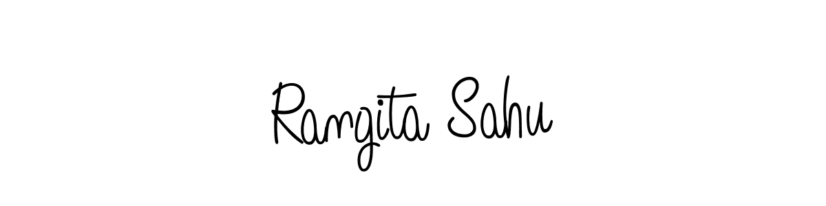 Once you've used our free online signature maker to create your best signature Angelique-Rose-font-FFP style, it's time to enjoy all of the benefits that Rangita Sahu name signing documents. Rangita Sahu signature style 5 images and pictures png