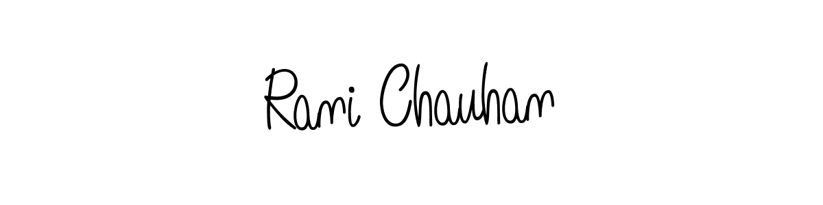 if you are searching for the best signature style for your name Rani Chauhan. so please give up your signature search. here we have designed multiple signature styles  using Angelique-Rose-font-FFP. Rani Chauhan signature style 5 images and pictures png