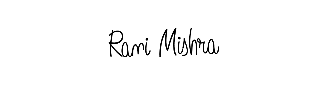 Also we have Rani Mishra name is the best signature style. Create professional handwritten signature collection using Angelique-Rose-font-FFP autograph style. Rani Mishra signature style 5 images and pictures png