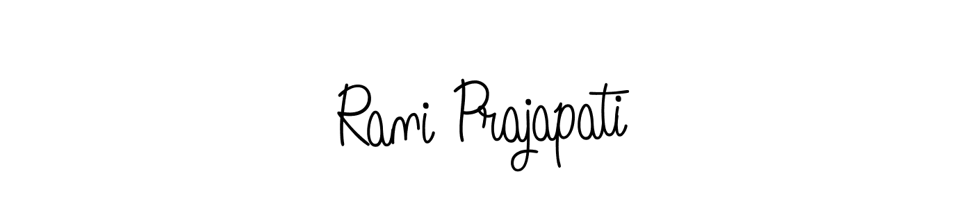 Make a short Rani Prajapati signature style. Manage your documents anywhere anytime using Angelique-Rose-font-FFP. Create and add eSignatures, submit forms, share and send files easily. Rani Prajapati signature style 5 images and pictures png