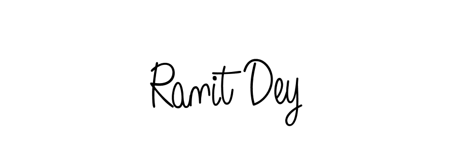 Make a beautiful signature design for name Ranit Dey. With this signature (Angelique-Rose-font-FFP) style, you can create a handwritten signature for free. Ranit Dey signature style 5 images and pictures png