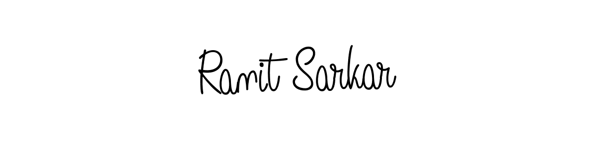 Design your own signature with our free online signature maker. With this signature software, you can create a handwritten (Angelique-Rose-font-FFP) signature for name Ranit Sarkar. Ranit Sarkar signature style 5 images and pictures png