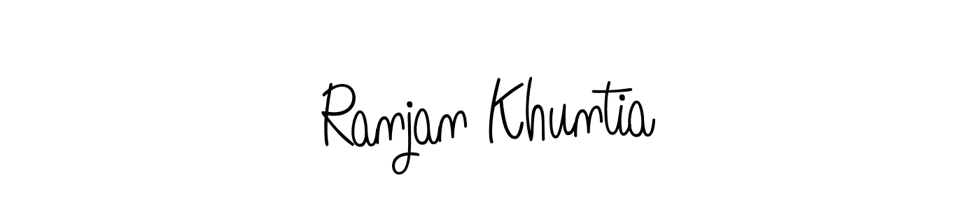 You can use this online signature creator to create a handwritten signature for the name Ranjan Khuntia. This is the best online autograph maker. Ranjan Khuntia signature style 5 images and pictures png
