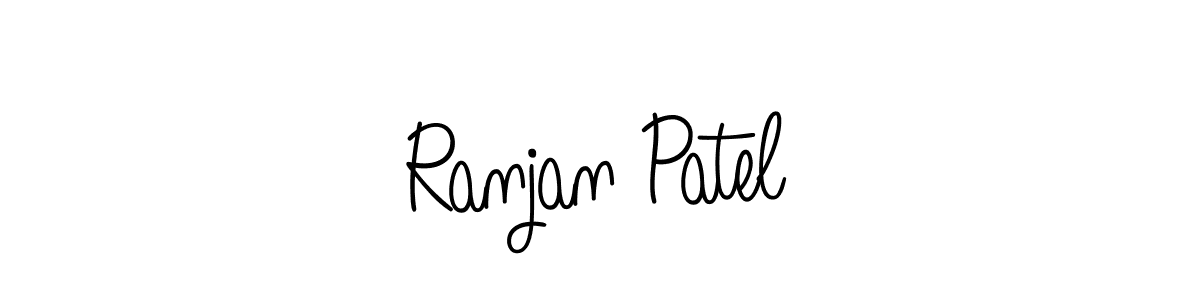 Make a beautiful signature design for name Ranjan Patel. With this signature (Angelique-Rose-font-FFP) style, you can create a handwritten signature for free. Ranjan Patel signature style 5 images and pictures png