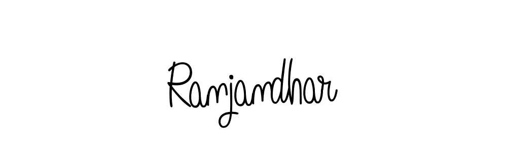 How to Draw Ranjandhar signature style? Angelique-Rose-font-FFP is a latest design signature styles for name Ranjandhar. Ranjandhar signature style 5 images and pictures png