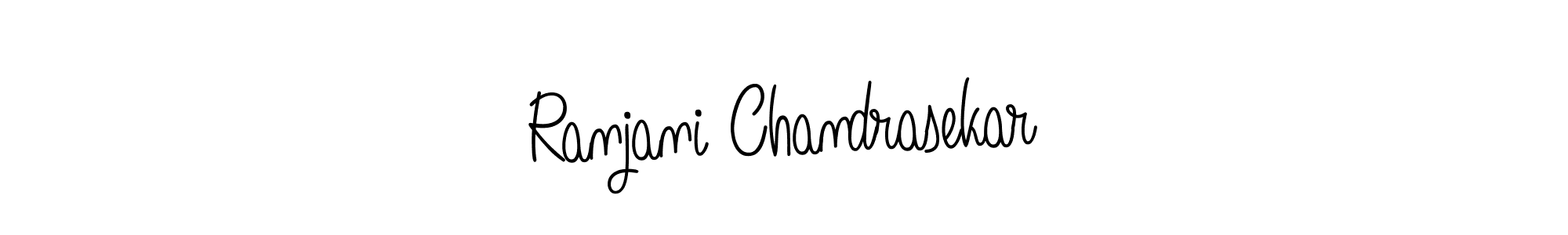 How to make Ranjani Chandrasekar name signature. Use Angelique-Rose-font-FFP style for creating short signs online. This is the latest handwritten sign. Ranjani Chandrasekar signature style 5 images and pictures png