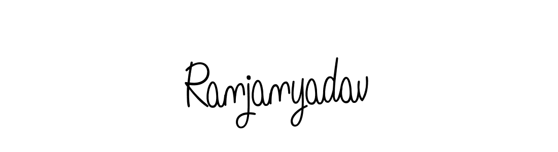 How to Draw Ranjanyadav signature style? Angelique-Rose-font-FFP is a latest design signature styles for name Ranjanyadav. Ranjanyadav signature style 5 images and pictures png