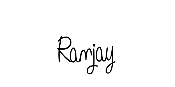 Create a beautiful signature design for name Ranjay. With this signature (Angelique-Rose-font-FFP) fonts, you can make a handwritten signature for free. Ranjay signature style 5 images and pictures png