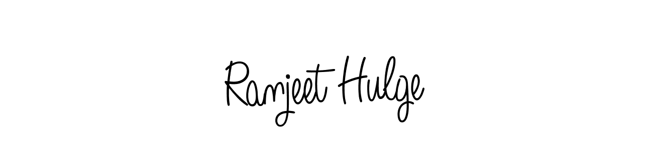 Use a signature maker to create a handwritten signature online. With this signature software, you can design (Angelique-Rose-font-FFP) your own signature for name Ranjeet Hulge. Ranjeet Hulge signature style 5 images and pictures png