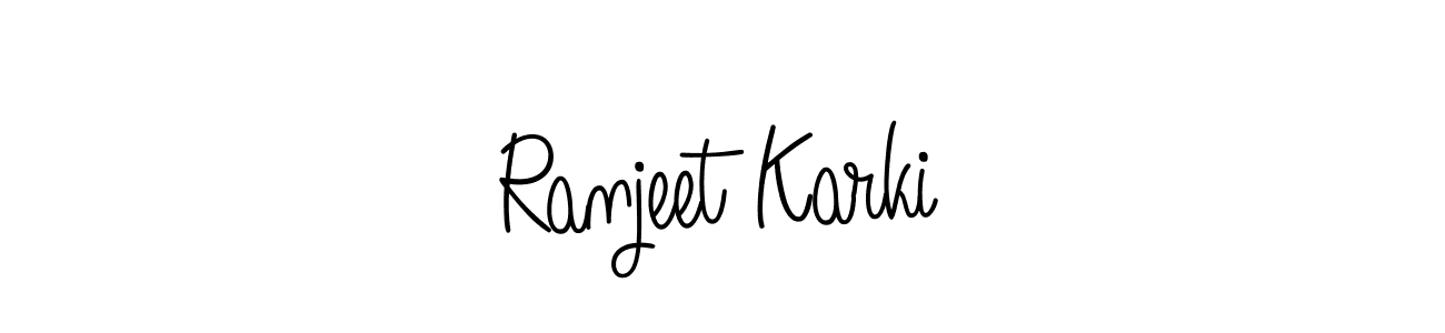Also You can easily find your signature by using the search form. We will create Ranjeet Karki name handwritten signature images for you free of cost using Angelique-Rose-font-FFP sign style. Ranjeet Karki signature style 5 images and pictures png