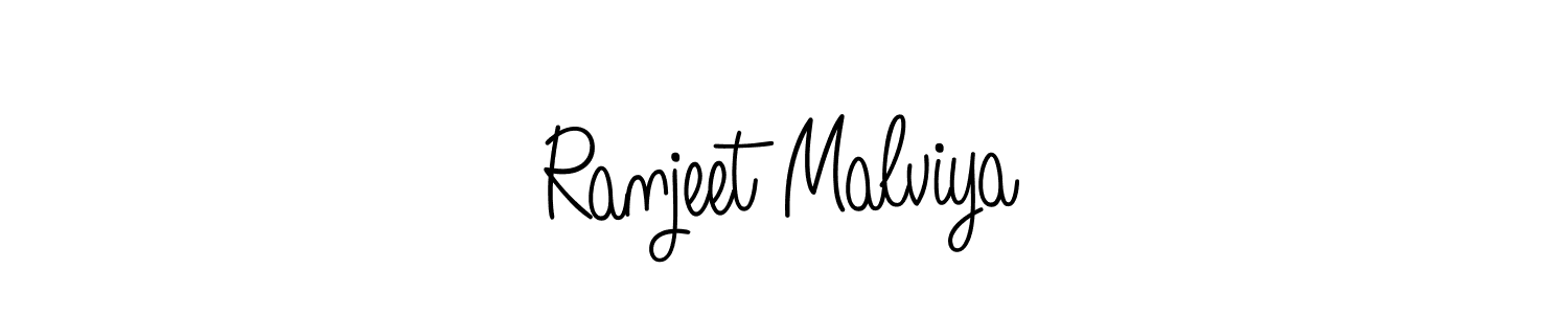 You can use this online signature creator to create a handwritten signature for the name Ranjeet Malviya. This is the best online autograph maker. Ranjeet Malviya signature style 5 images and pictures png