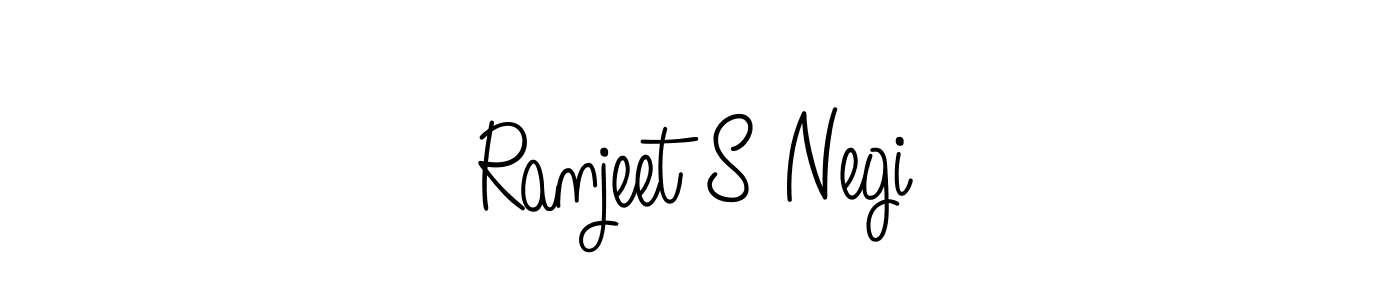 Make a short Ranjeet S Negi signature style. Manage your documents anywhere anytime using Angelique-Rose-font-FFP. Create and add eSignatures, submit forms, share and send files easily. Ranjeet S Negi signature style 5 images and pictures png