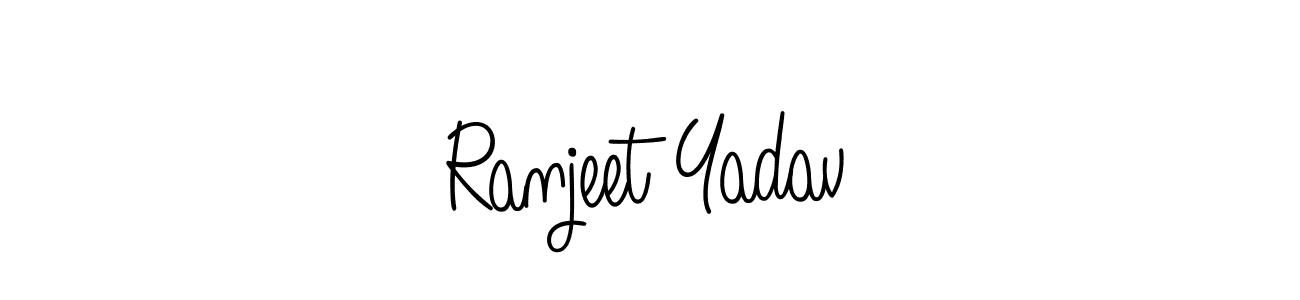 Make a beautiful signature design for name Ranjeet Yadav. Use this online signature maker to create a handwritten signature for free. Ranjeet Yadav signature style 5 images and pictures png